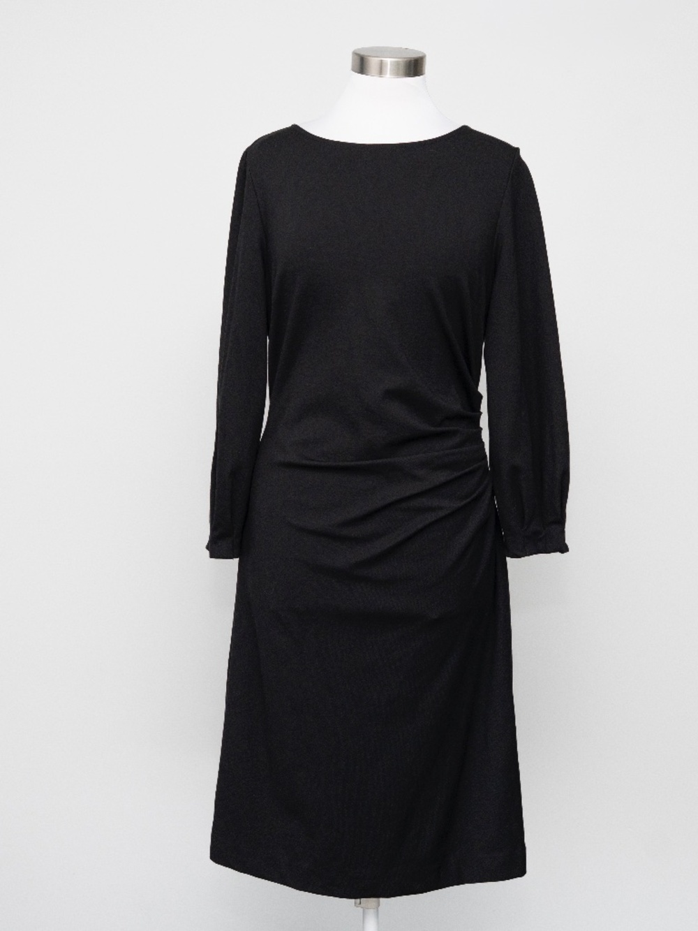 Kobi Halperin - Charlotte Ruched Black Midi Dress